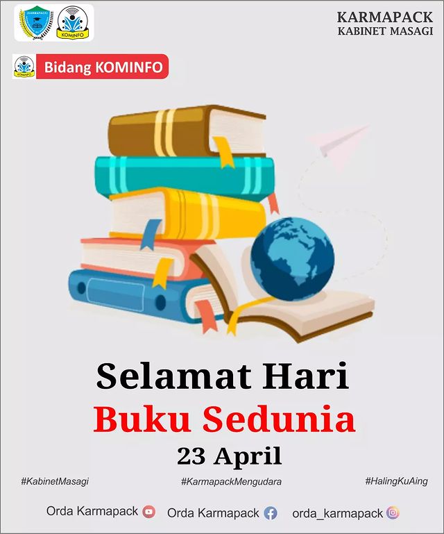 Tema Hari Buku dan Hak Cipta Sedunia 23 April 2022 dan Sejarahnya